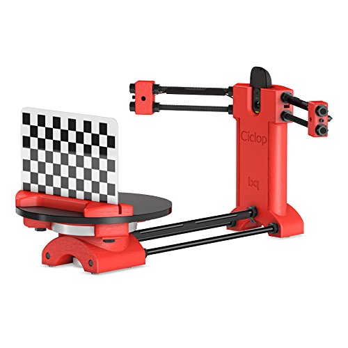 BQ H000178 Ciclop 3D Scanner, DIY Kit, Rot-3D-Scanner-Test