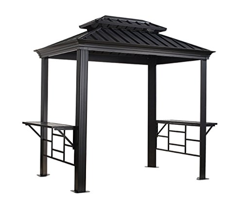 Sojag Messina Grillpavillon, grau, 179 x 292 x 262 cm-Grillpavillons-Test