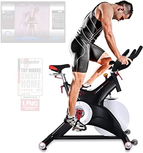 Sportstech Premium Ergometer Heimtrainer mit 25KG-Indoor-Bike-Test